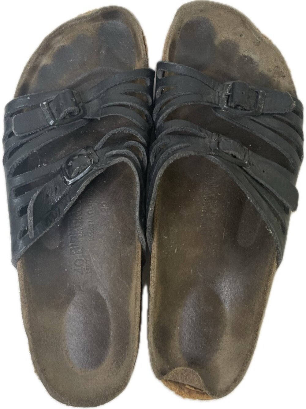 Birkenstock Women's Granada Black Birkibuc Sandal EU 40 US 9 - Picture 8 of 8